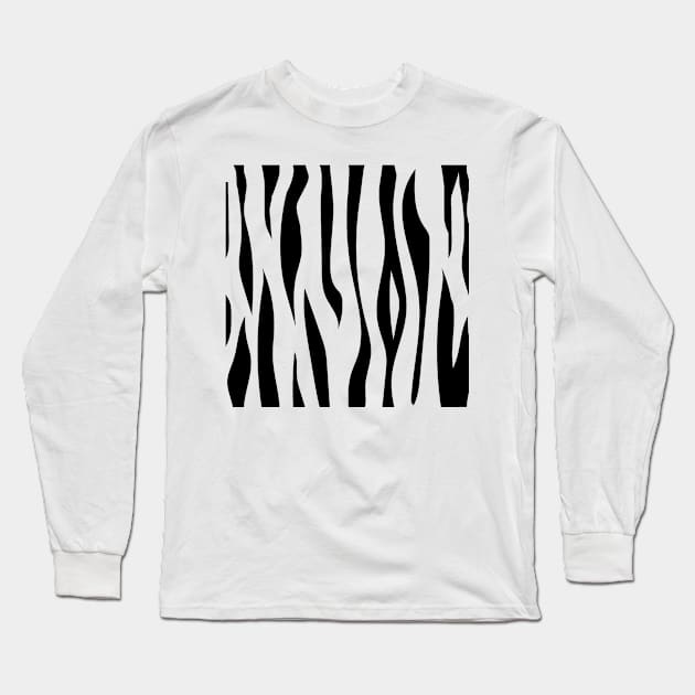 Tiger-striped Long Sleeve T-Shirt by Dexmed